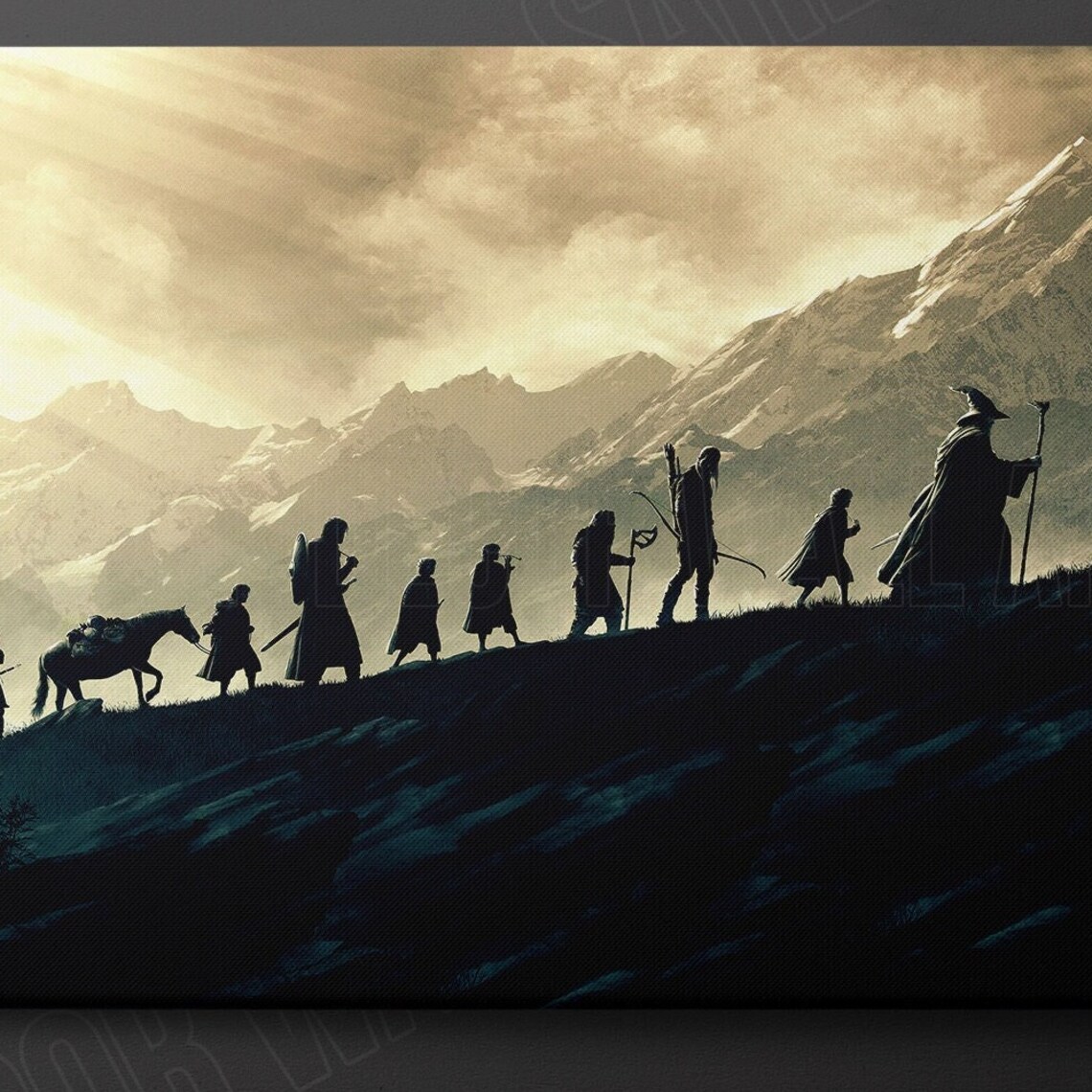 Lord Of The Rings Fellowship Of The Ring Art Print
