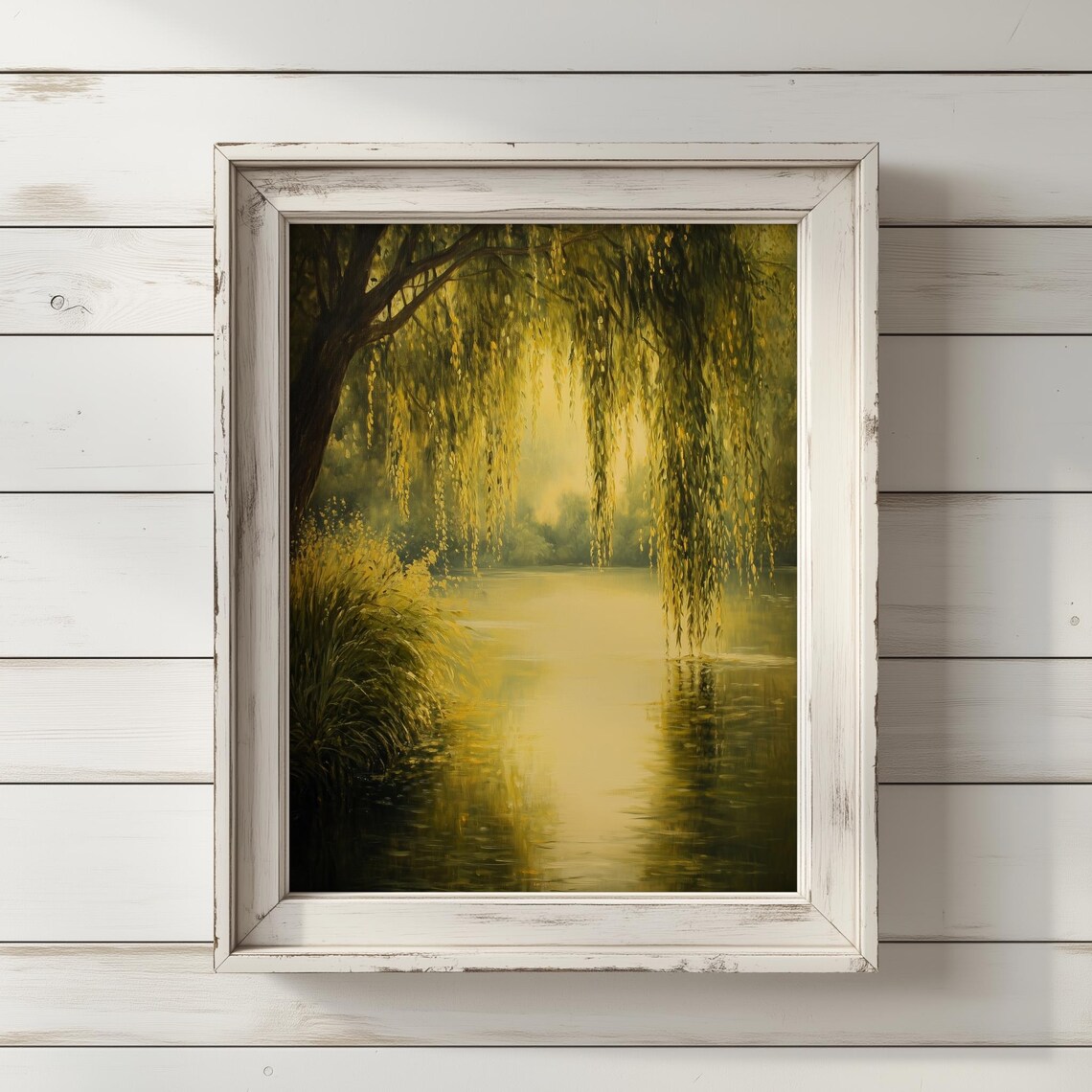Weeping Willow Tree, Serene Nature-Inspired Decor