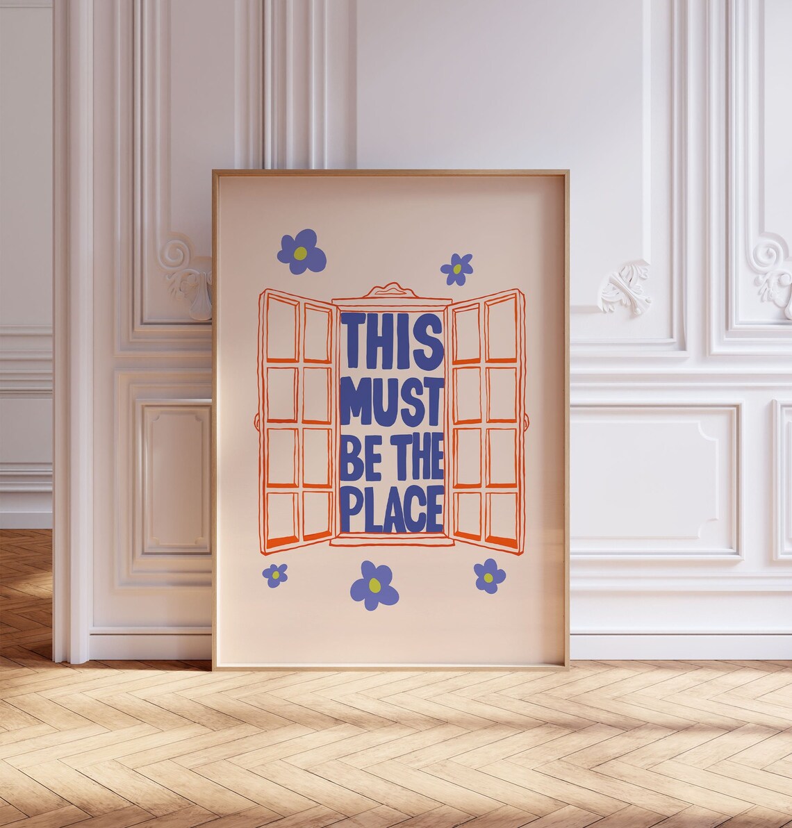 This Must Be The Place Floral Apartment Poster - Image 3