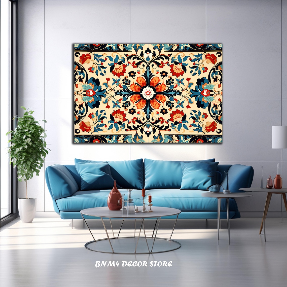 Turkish Ethnic Patterned Anatolian Wall Hanging
