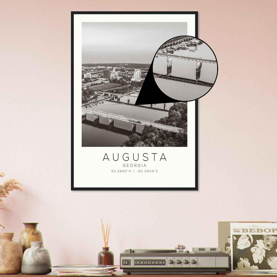 Augusta Georgia Minimalist Travel Poster Print - Image 4