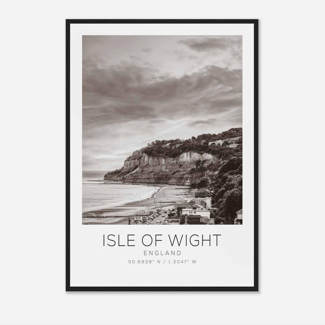 Isle Of Wight England Minimalist Travel Poster