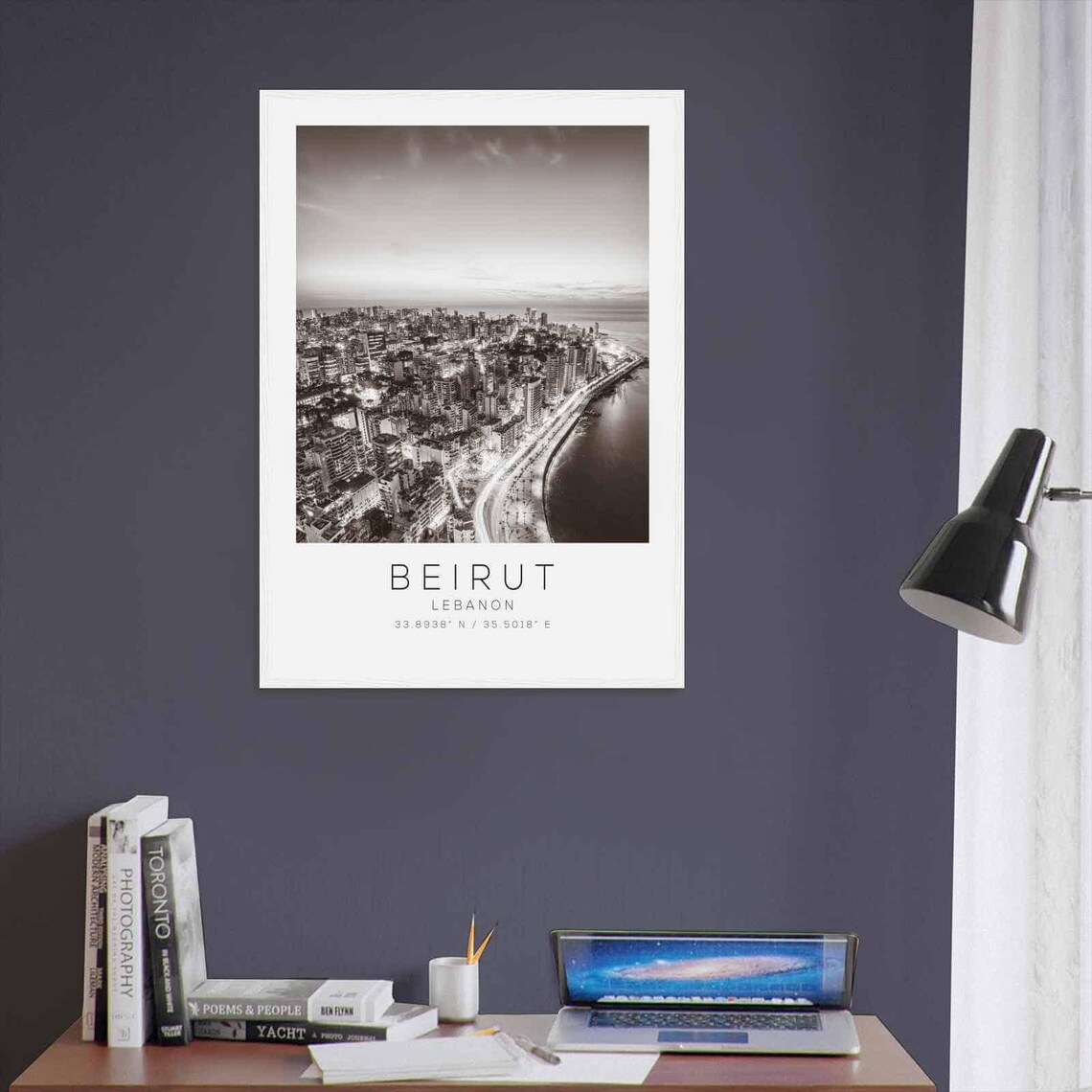 Beirut Lebanon Minimalist Travel Poster, Art Print - Image 3