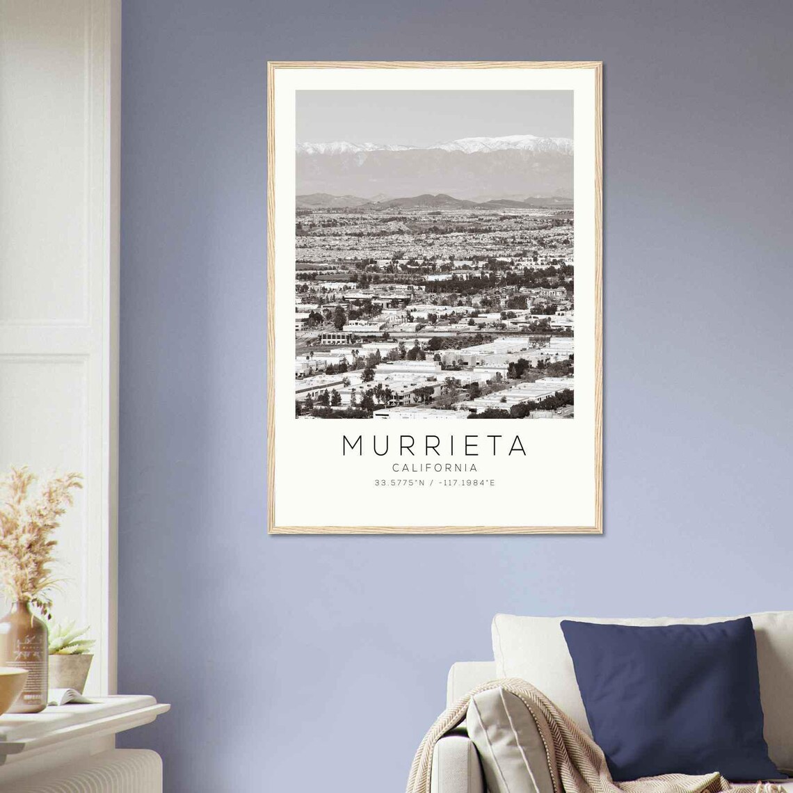 Murrieta California Photo Travel Poster Murrieta Travel Print Minimalist Travel Print Ds1 - Image 2