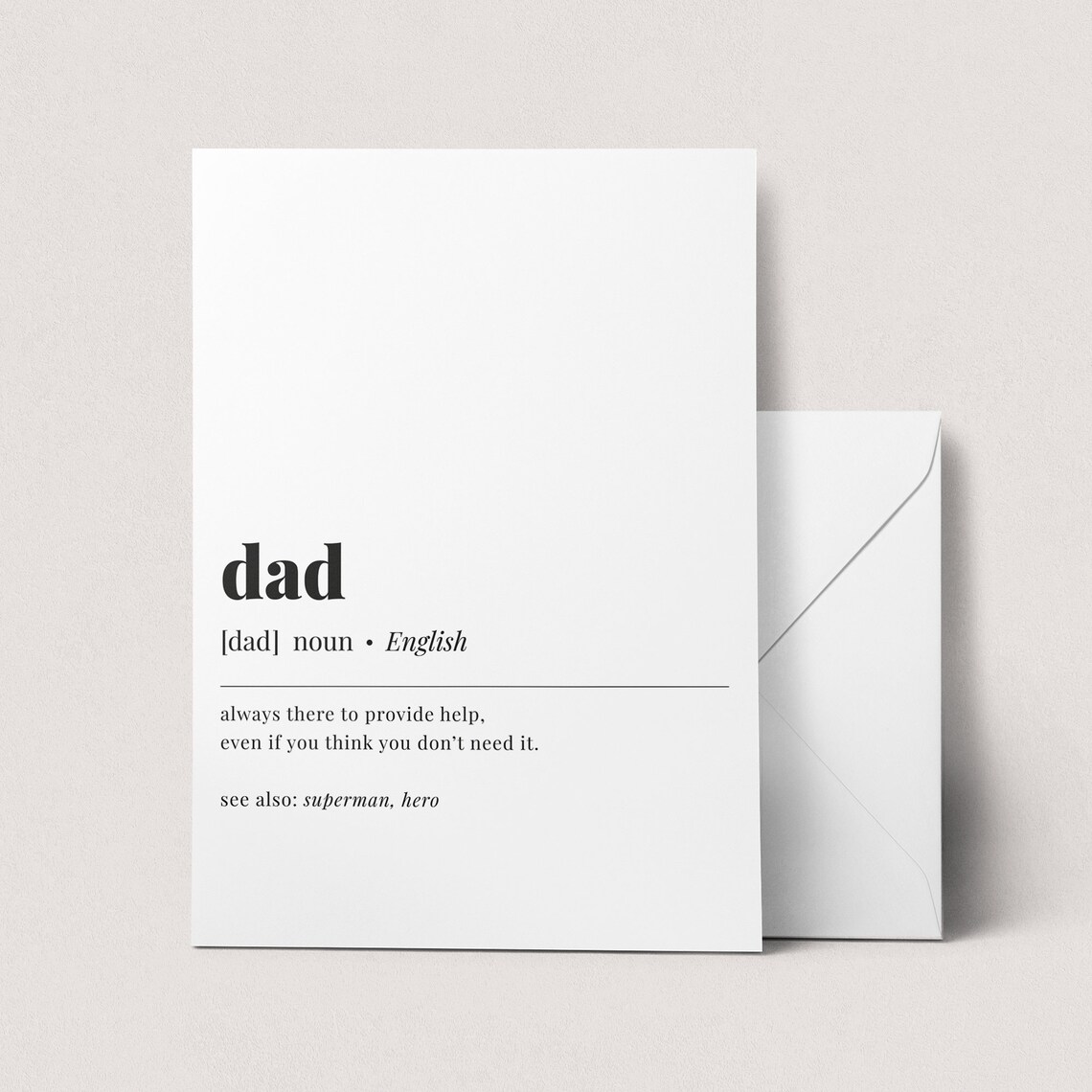 Dad Definition Funny Fathers Day Art Print - Image 2