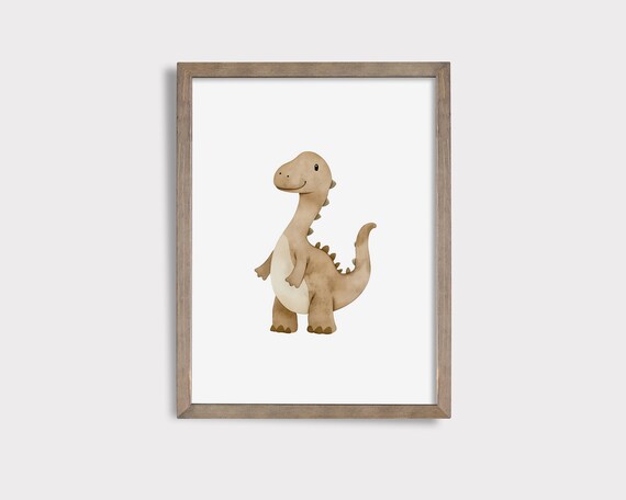 Cute Dinosaur Nursery Print Dino Nursery Decor Dinosaur Wall Art Dino Nursery Art Dinosaur Dinosaur Poster