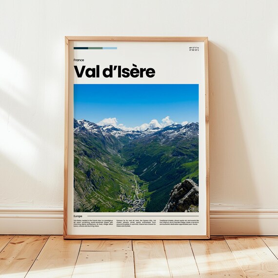 Val Disre Poster Print Photo Wall Art France Travel Gift