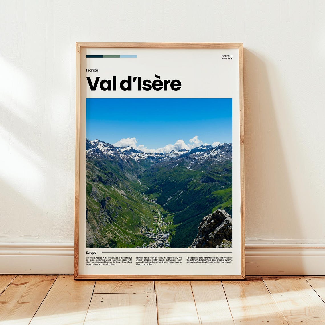 Val Disre Poster Print Photo Wall Art France Travel Gift