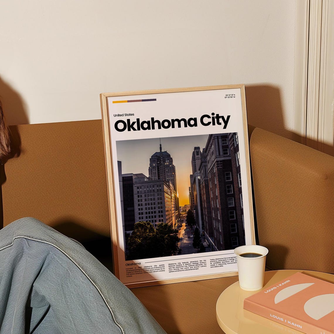 Oklahoma City Travel Poster Oklahoma City Poster Oklahoma City Photo Poster Oklahoma City Art Print Usa Travel Poster Travel Gift - Image 4