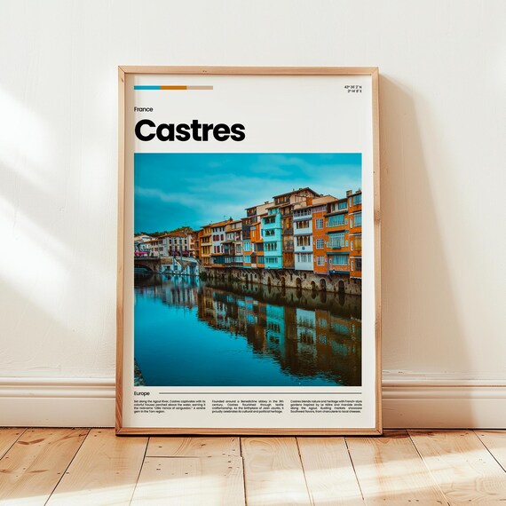 Castres Poster Print Photo Wall Art France Travel Gift