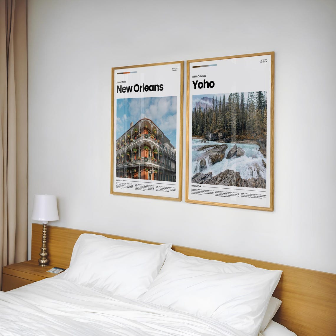 Yoho British Columbia Turquoise River Waterfall Forest Canyon Poster - Image 2