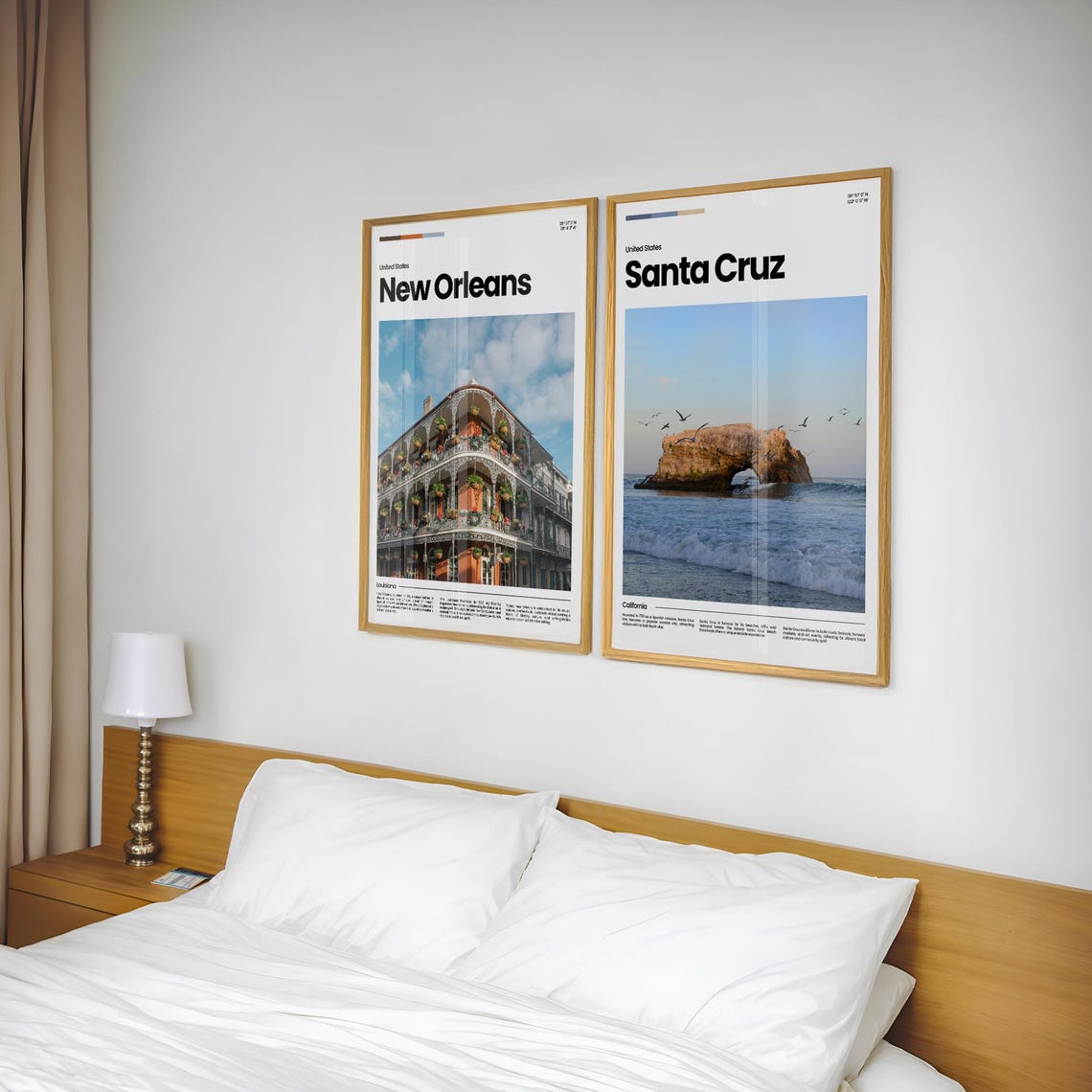 Santa Cruz Travel Poster Santa Cruz Poster Santa Cruz Photo Poster Santa Cruz Art Print Usa Poster California Poster Travel Gift - Image 2