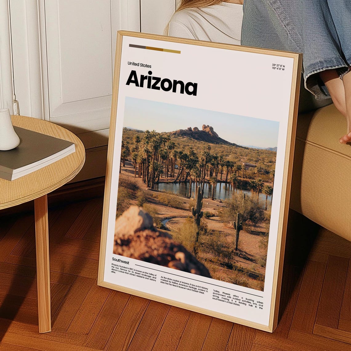 Arizona Travel Poster Arizona Poster Arizona Photo Poster Arizona Art Print Arizona Art Usa Poster Usa Travel Poster Travel Gift - Image 3