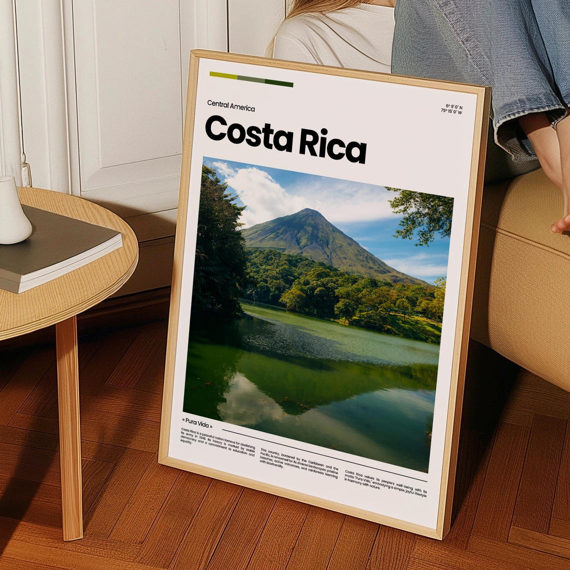 Costa Rica Travel Poster Costa Rica Poster Costa Rica Photo Poster Costa Rica Art Print Central America Poster Travel Gift - Image 3