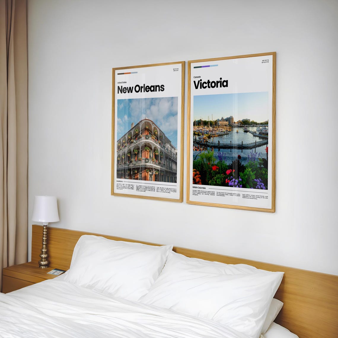 Victoria Harbor Sailboats Flowers Waterfront British Columbia Poster - Image 2