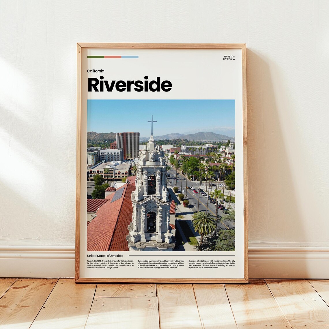 Riverside Poster Print Photo Wall Art Travel Gift