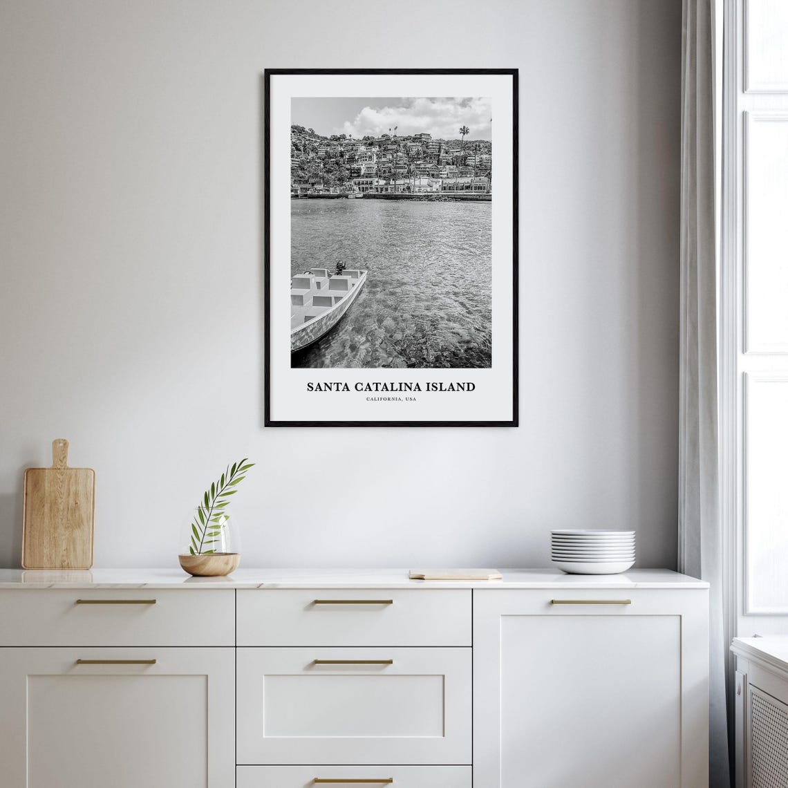 Santa Catalina Island Wall Art No 1 Santa Catalina Island Wall Decor Santa Catalina Island Poster Santa Catalina Island Home Decor - Image 2
