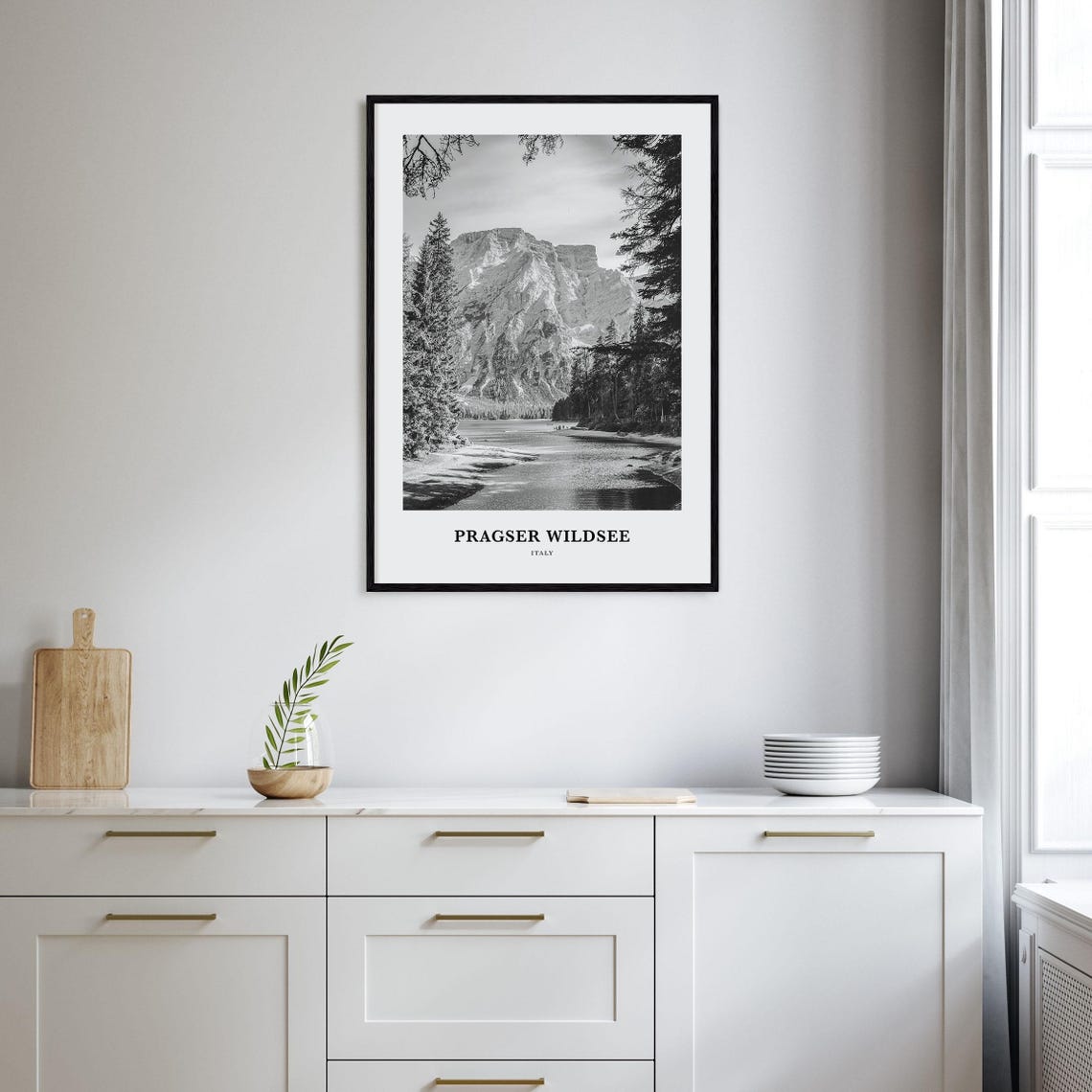 Pragser Wildsee Italy Dolomites Lake And Mountain View Poster - Image 2