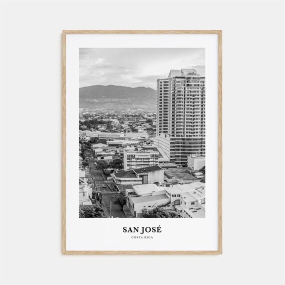 San Jose Costa Rica Downtown Cityscape With High Rise Towers Poster
