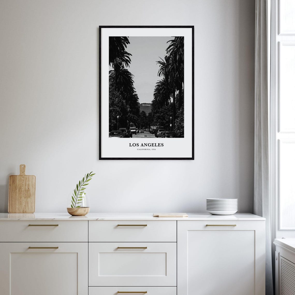 Los Angeles Wall Art No 2 Los Angeles Wall Decor Los Angeles Poster Los Angeles Home Decor Los Angeles Travel Gift Los Angeles Travel - Image 2