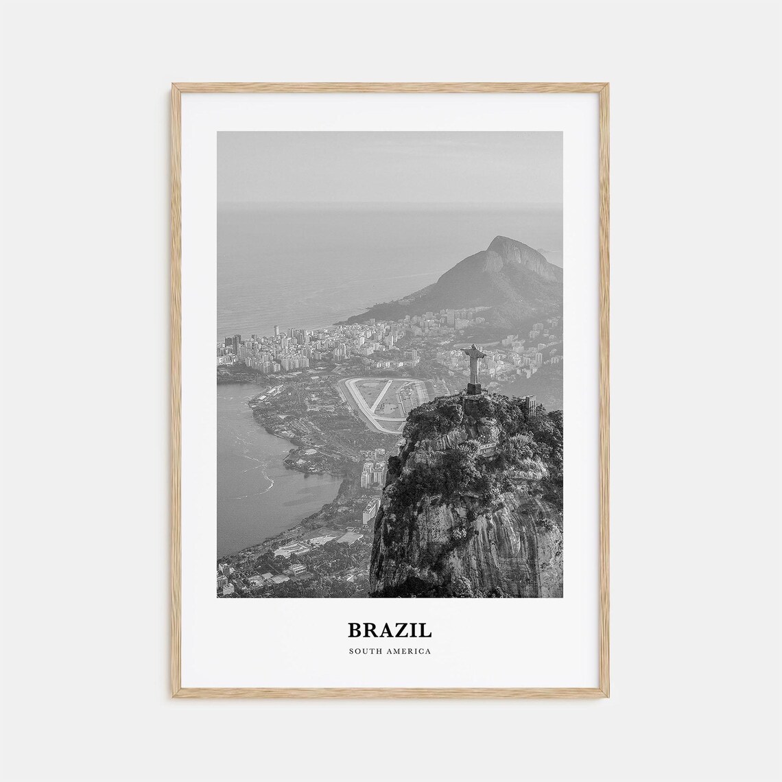 Christ the Redeemer Corcovado Mountain Rio de Janeiro Brazil Poster