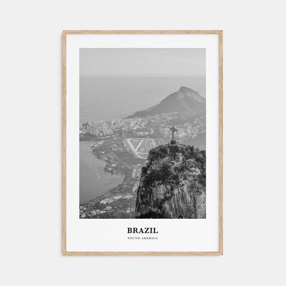 Christ the Redeemer Corcovado Mountain Rio de Janeiro Brazil Poster
