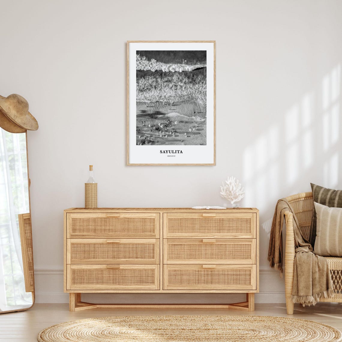 Sayulita Wall Art Sayulita Wall Decor Sayulita Poster Sayulita Home Decor Sayulita Travel Gift Sayulita Travel Print - Image 3