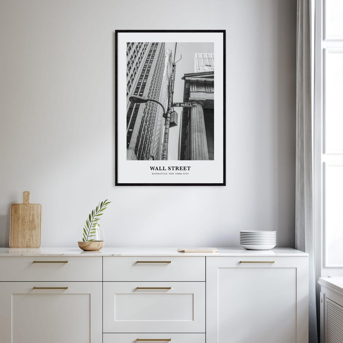 Wall Street Wall Art Wall Street Wall Decor Wall Street Poster Wall Street Home Decor Wall Street Travel Gift Wall Street Travel Print - Image 2