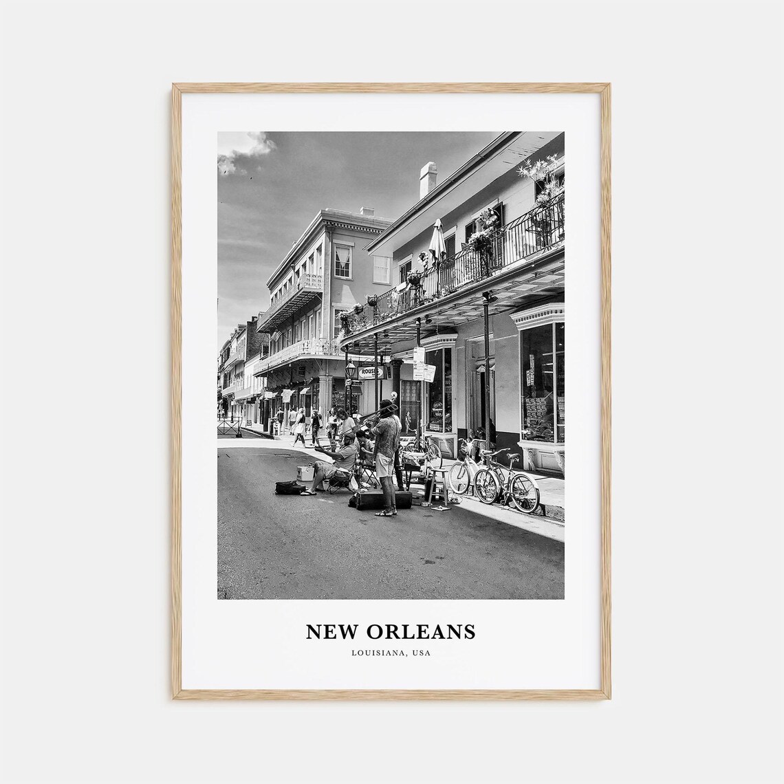 New Orleans Louisiana French Quarter Street Musicians Photo Poster