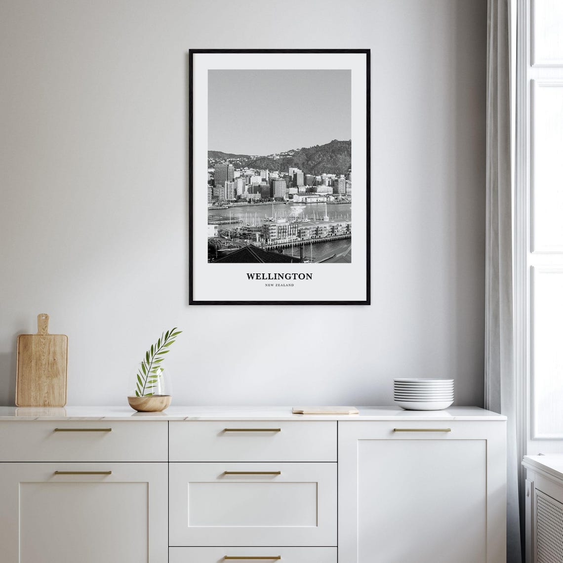 Wellington Wall Art Wellington Wall Decor Wellington Poster Wellington Home Decor Wellington Travel Gift Wellington Travel Print - Image 2