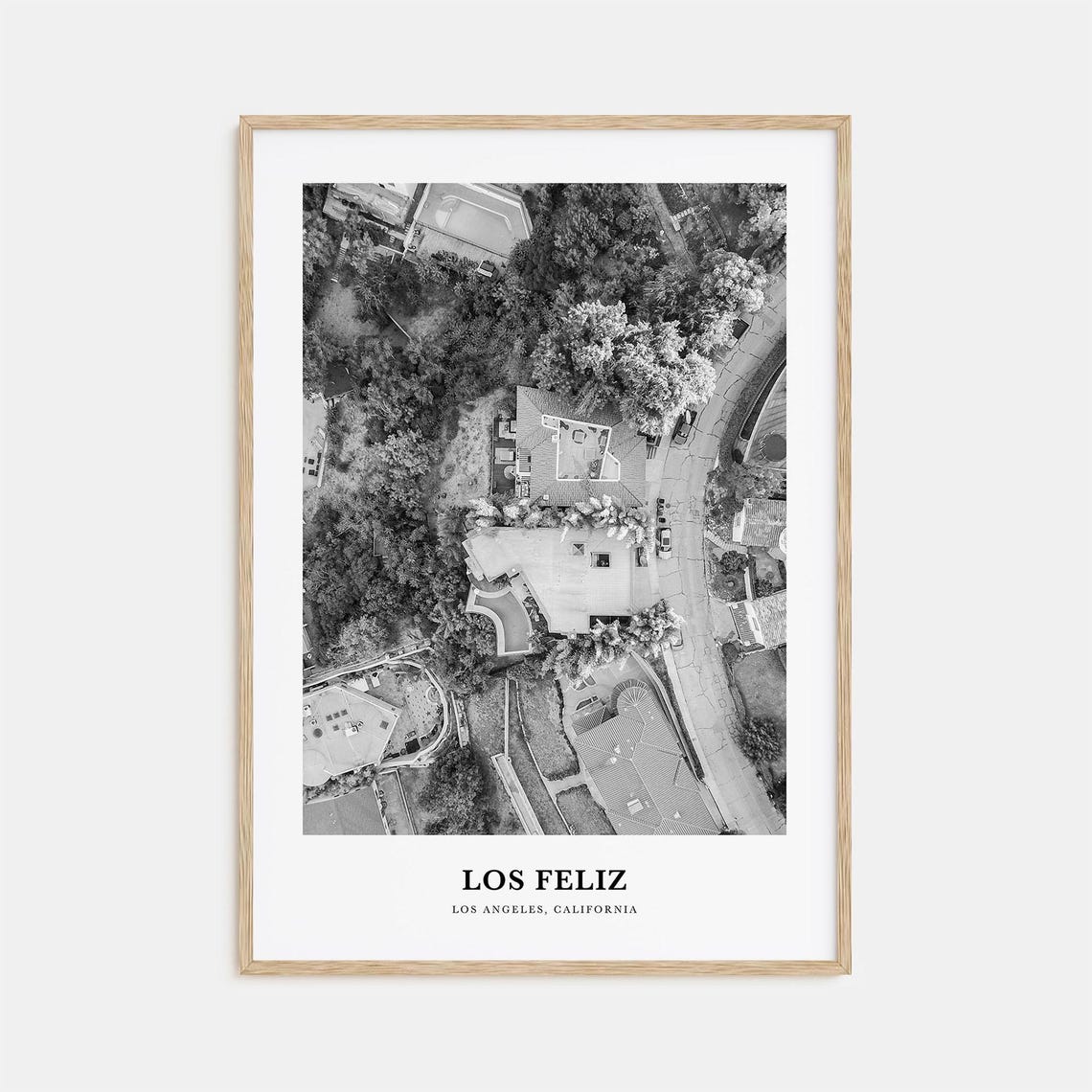 Los Feliz Wall Art Los Feliz Wall Decor Los Feliz Poster Los Feliz Home Decor Los Feliz Travel Gift Los Feliz Travel Print