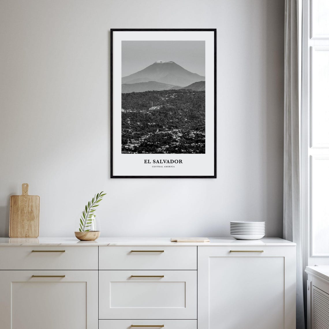El Salvador Wall Art No 1 El Salvador Wall Decor El Salvador Poster El Salvador Home Decor El Salvador Travel Gift El Salvador Travel - Image 2