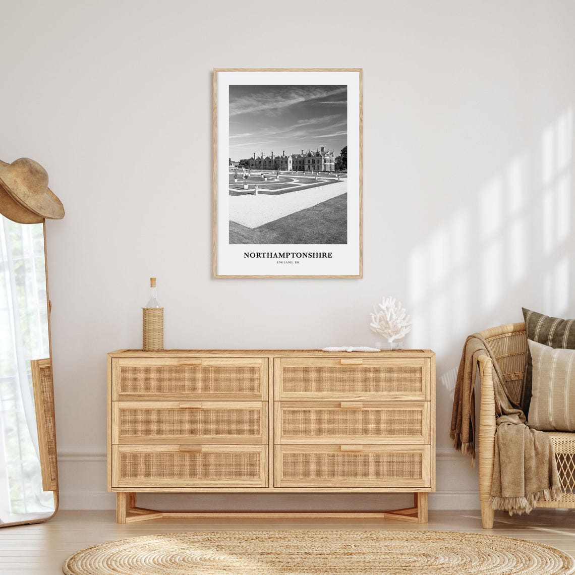 Northamptonshire Historic Stately Home and Formal Gardens Poster - Image 3