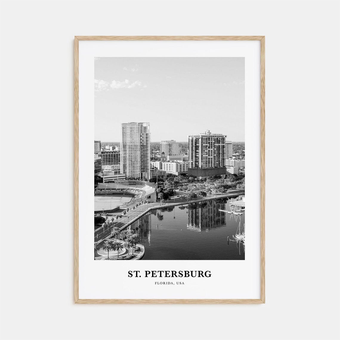 St Petersburg Wall Art Florida No 1 St Petersburg Wall Decor St Petersburg Poster St Petersburg Home Decor St Petersburg Travel