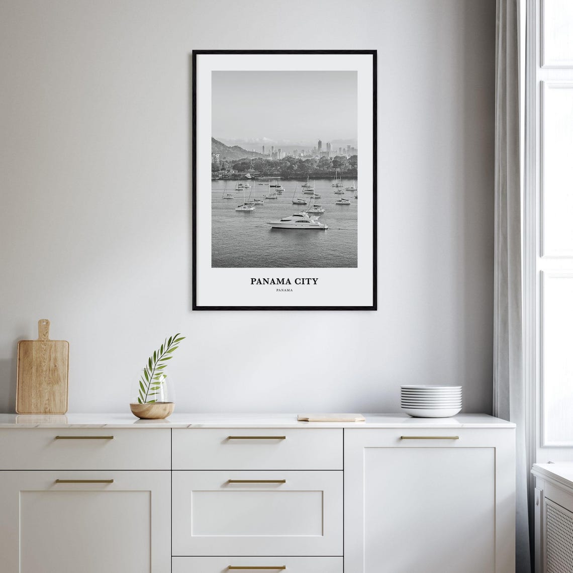 Panama City Wall Art Panama No 3 Panama City Wall Decor Panama City Poster Panama City Home Decor Panama City Travel Gift Travel Print - Image 2