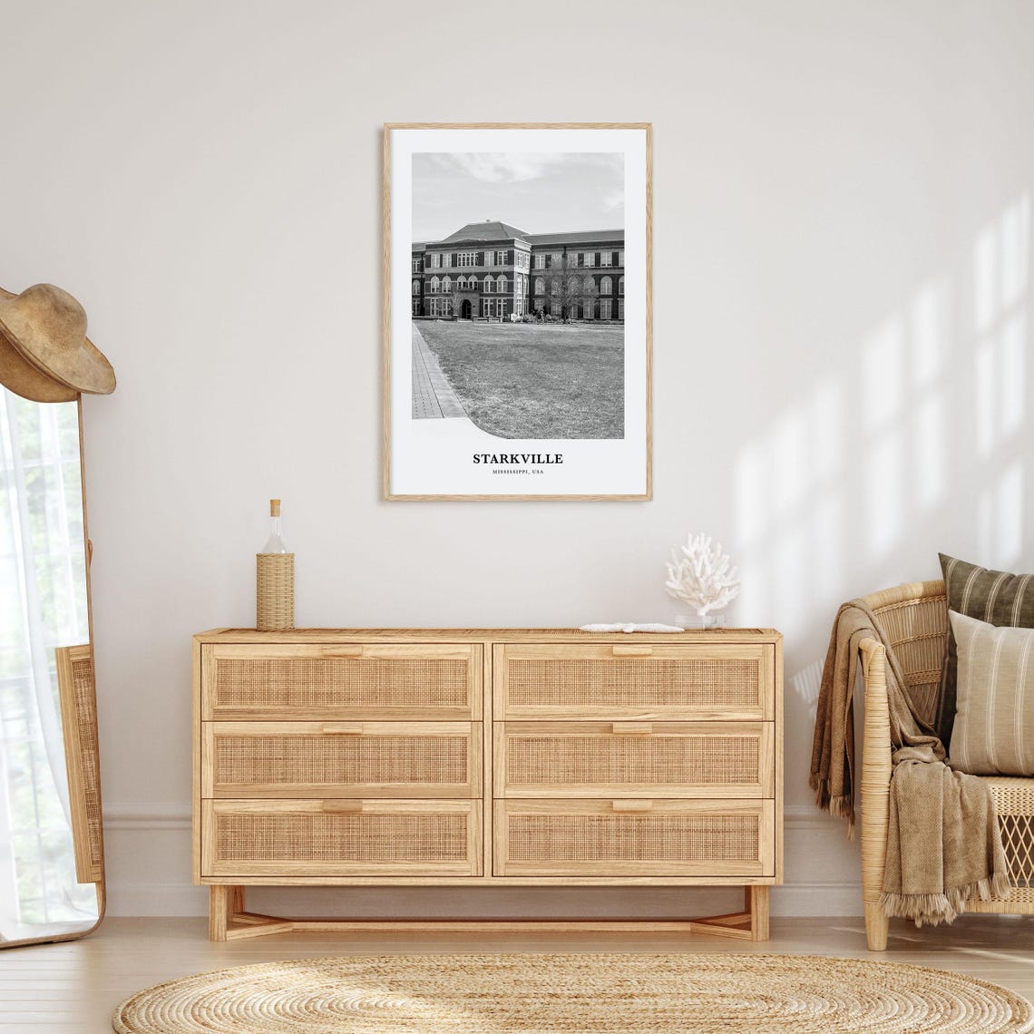 Starkville Wall Art Starkville Wall Decor Starkville Poster Starkville Home Decor Starkville Travel Gift Starkville Travel Print - Image 3