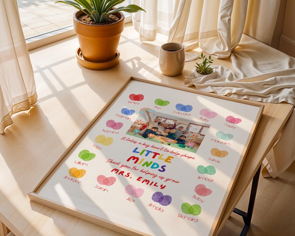 Teacher Appreciation Gift, Thank You Art Print - Image 5