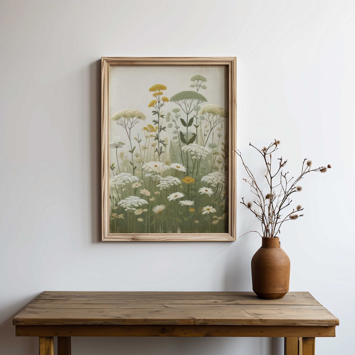 Wildflower Meadow Vintage Botanical Garden Floral Art Poster - Image 2