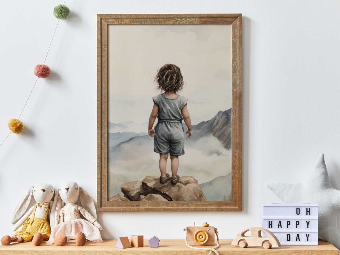 Adventure Nursery Decor Girl Adventure Print Mountain Nursery Decor Toddler Room Decor Girl Girls Room Wall Artprintable Girl Wall Art