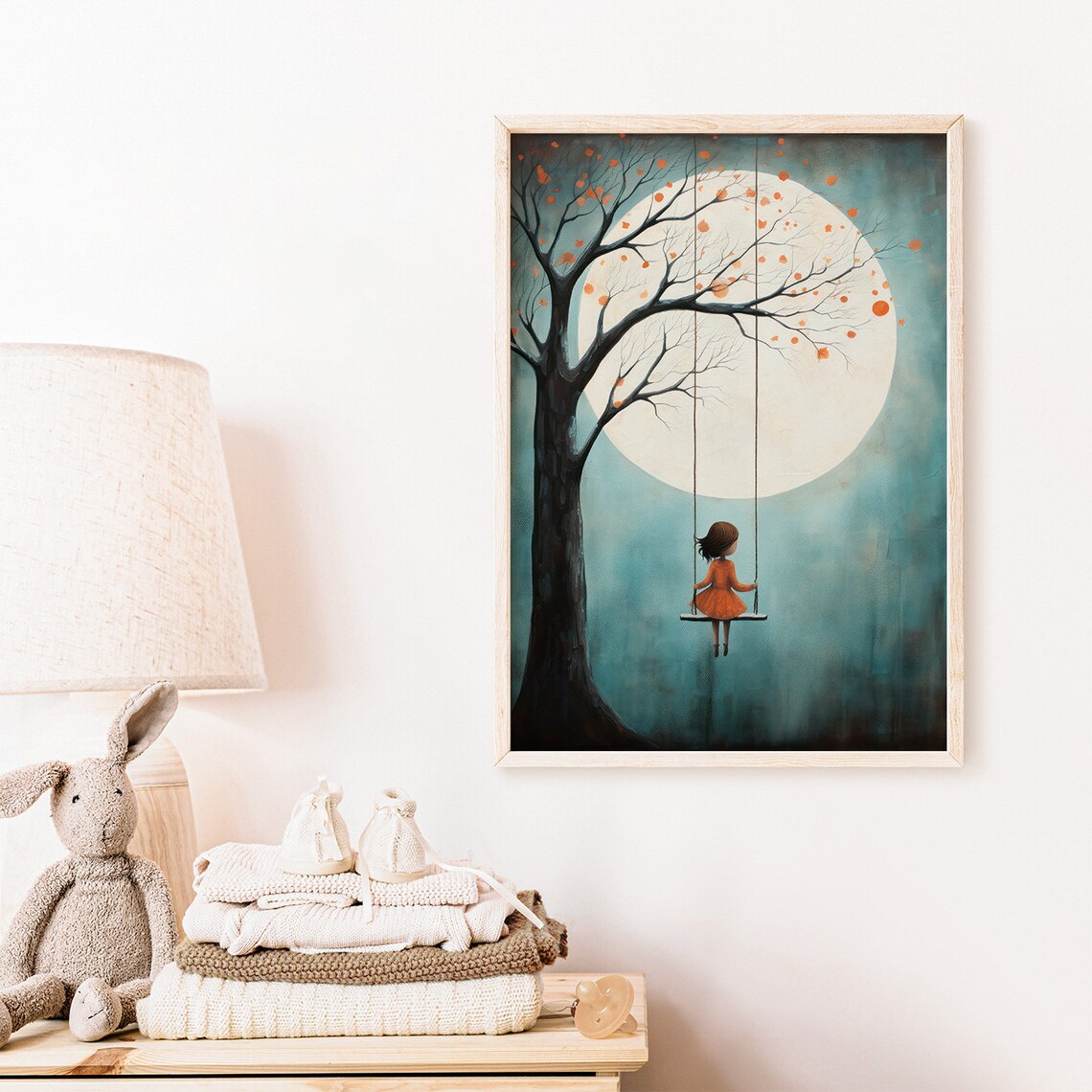 Whimsical Girls Room Decor Art Print, Nursery Wall Art - Image 2