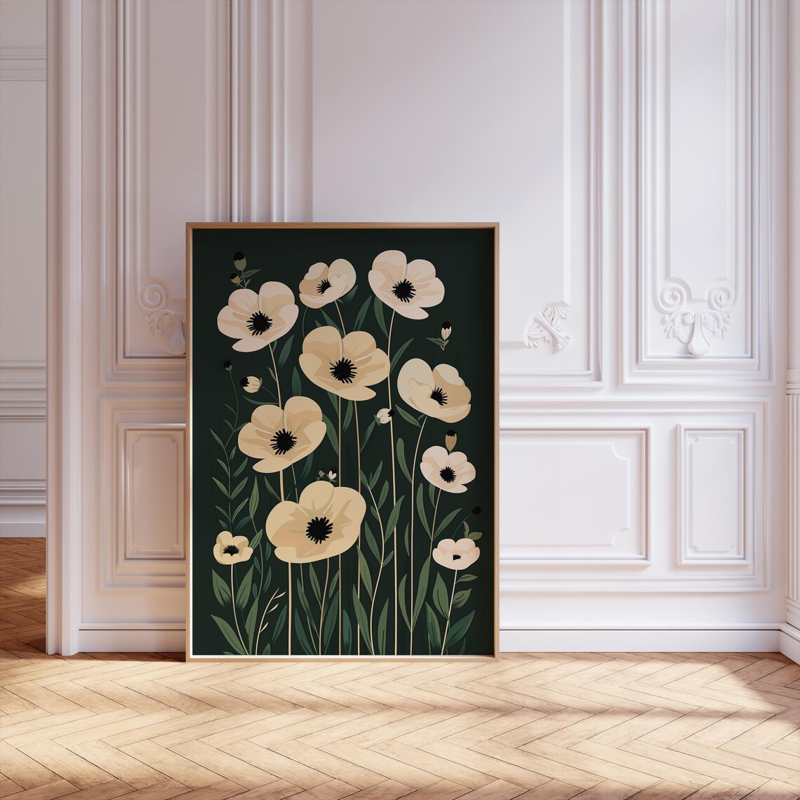 Minimalistic Botanical - Vintage Travel Poster