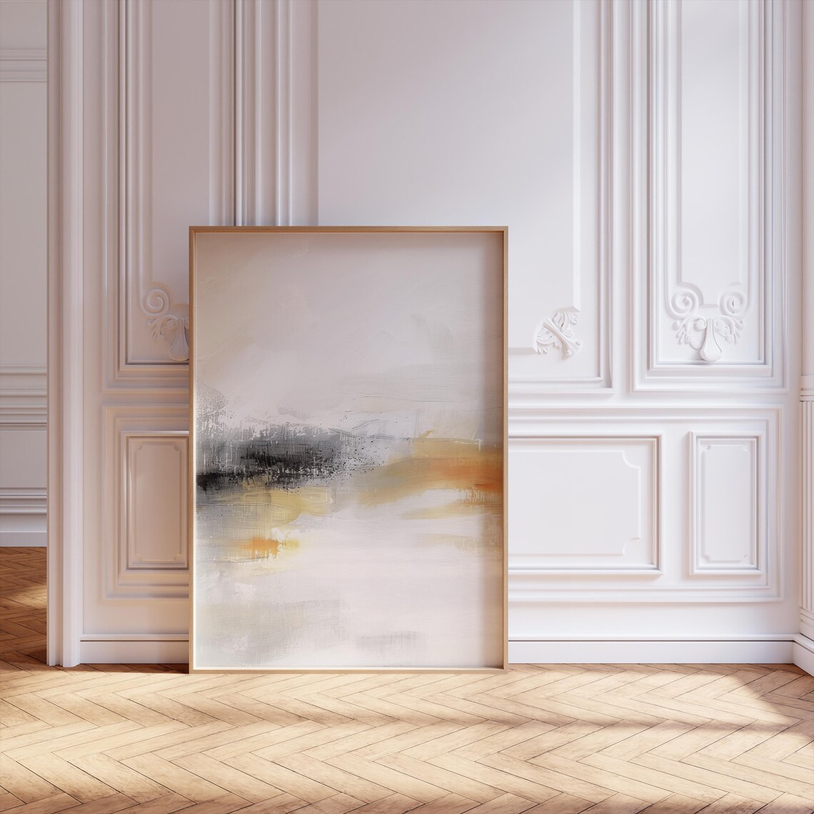 Scandinavian Minimalist Abstract Art Print
