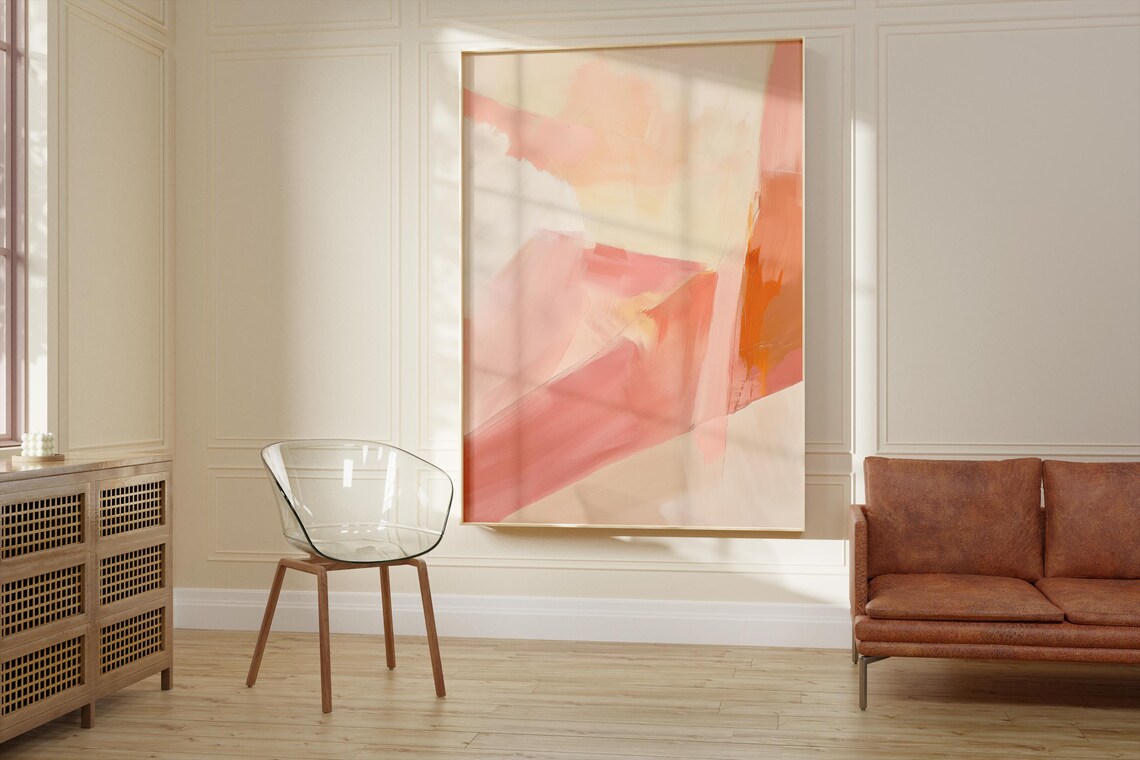 Abstract Art Print, Scandinavian Minimalist Artwork - Image 2