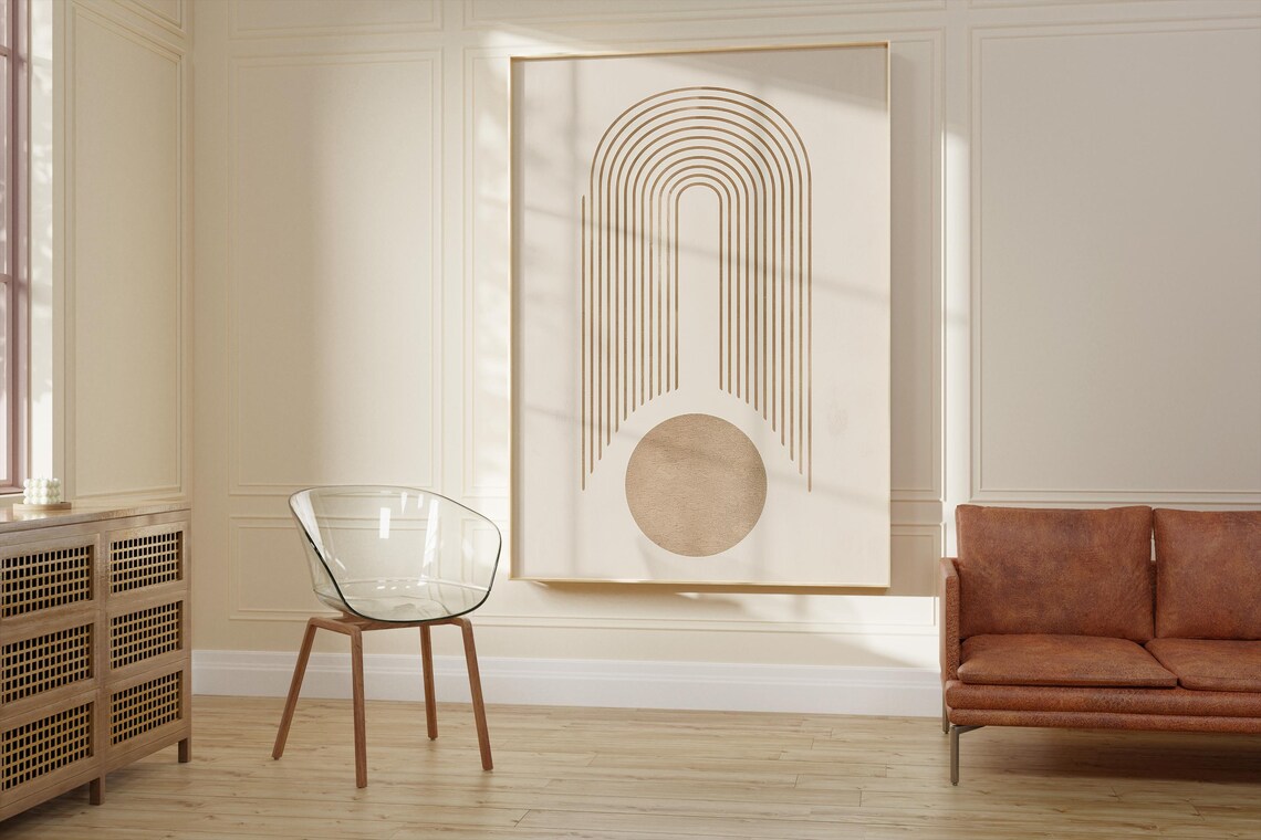Line Drawing Poster, Minimalist Scandinavian Abstract - Image 2