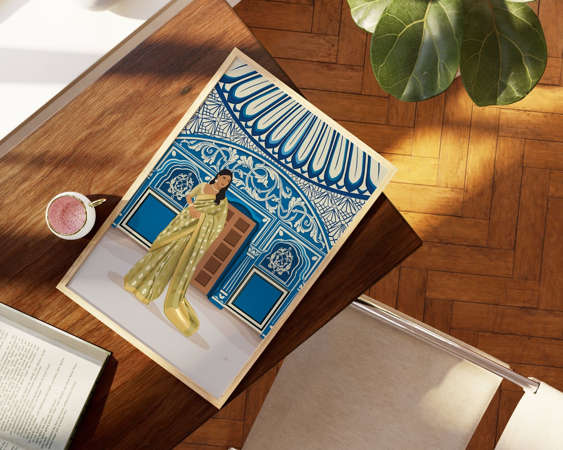 Indian Art, Jaipur Wall Art Print - Image 3