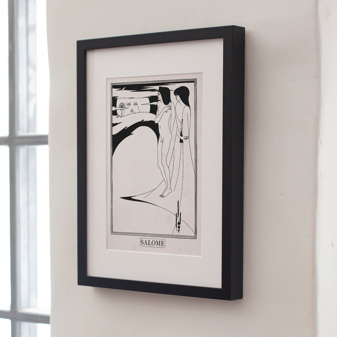 Aubrey Beardsley Salome The Woman In The Moon Art Nouveau Art Print - Image 4