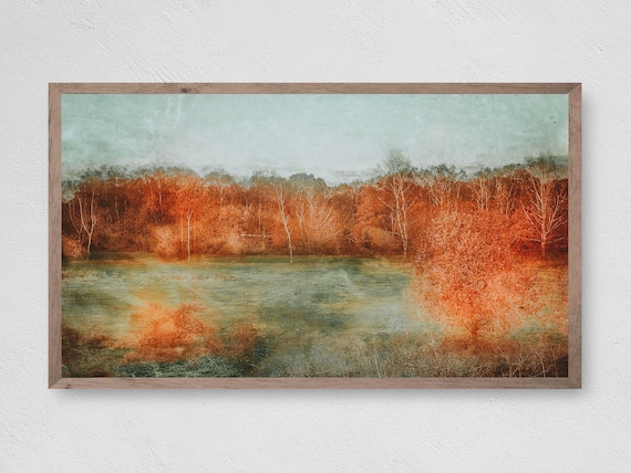 Muted Trees Art Print