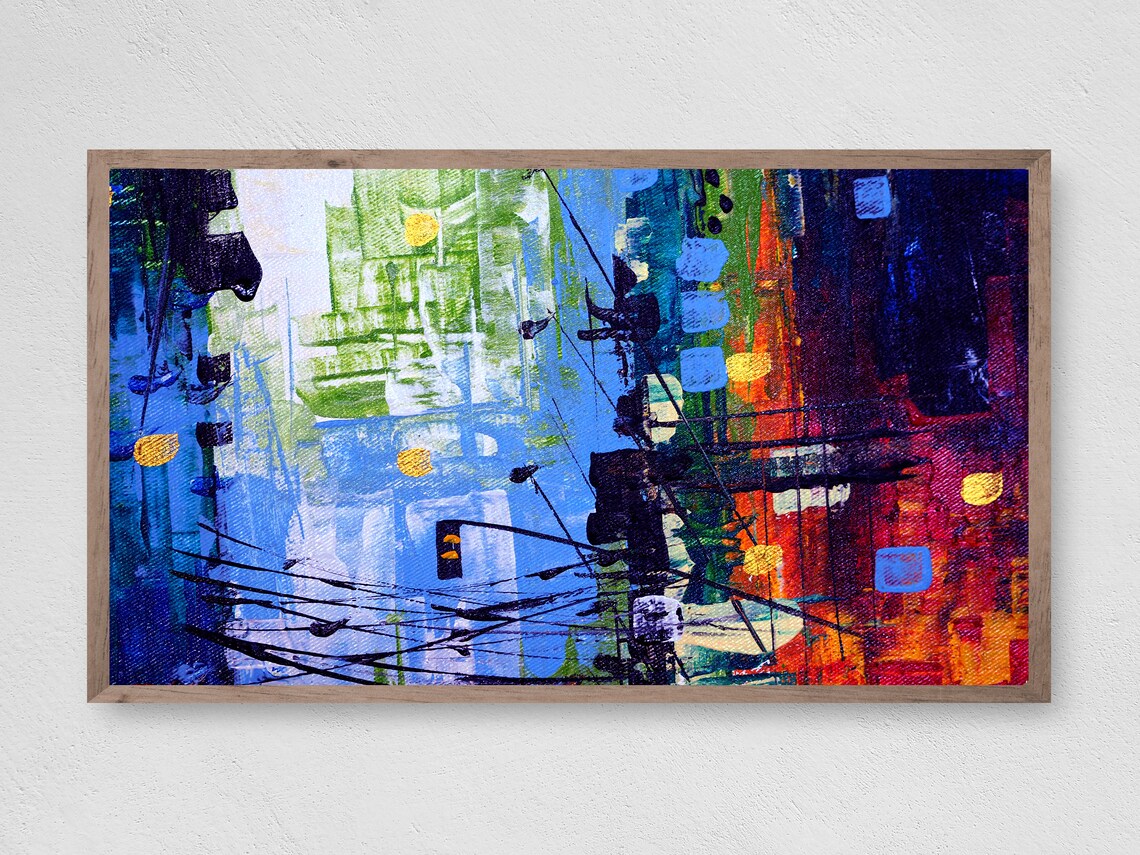 Modern Abstract City, Art Print