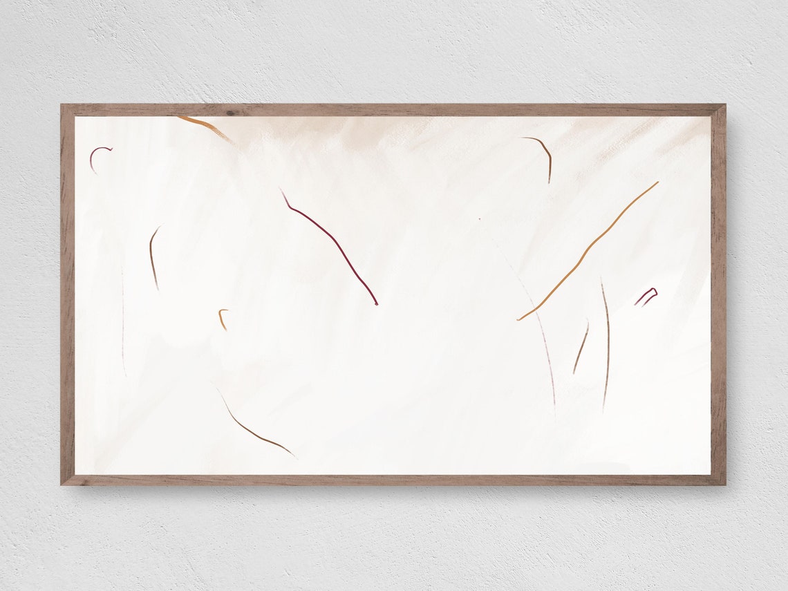 Frame Tv Art Wispy Neutral Washed Art Tv Frame Frame Tv Lg Tv Art