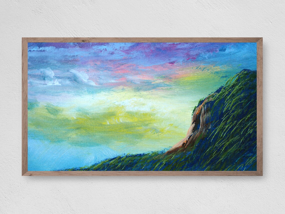 Abstract Mountain Art for Frame TV
